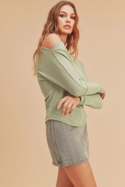 Lula Thermal Top-Tank Tops-AEMI + CO-S-White-Urbanheer