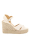 Lurex Bromelia Wedge Sandals-women > shoes > sandals-CASTANER-36-Bianco-Urbanheer