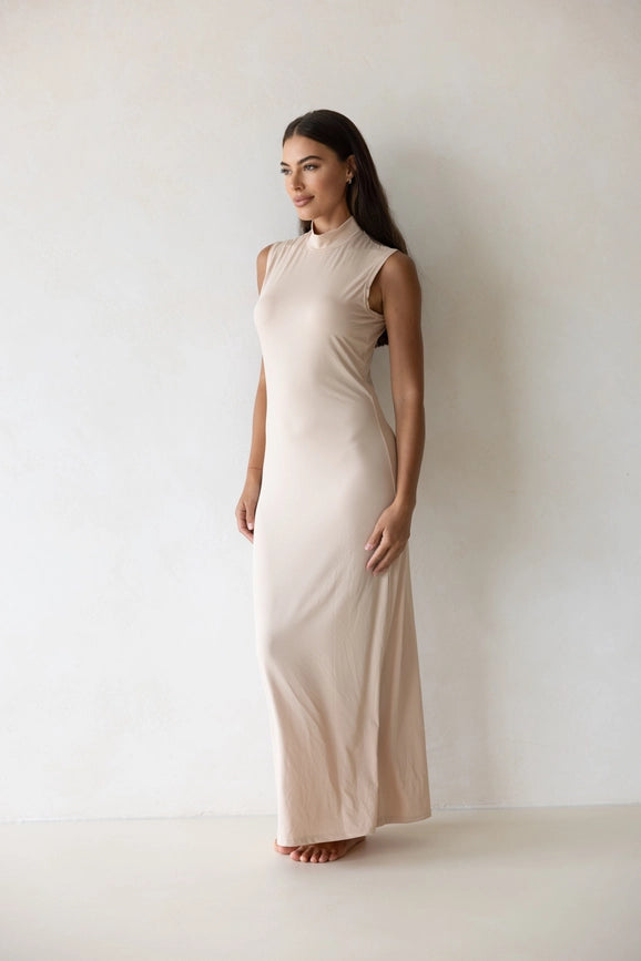 Luxe Sleeveless Slip Dress Clay-Dress-Mod Squad-6-Urbanheer