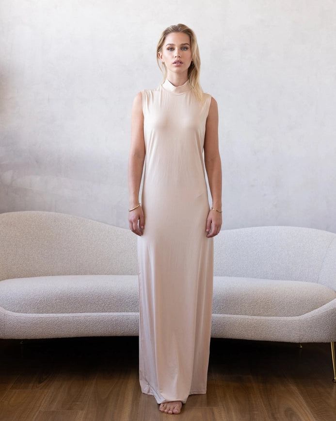 Luxe Sleeveless Slip Dress Clay-Dress-Mod Squad-6-Urbanheer