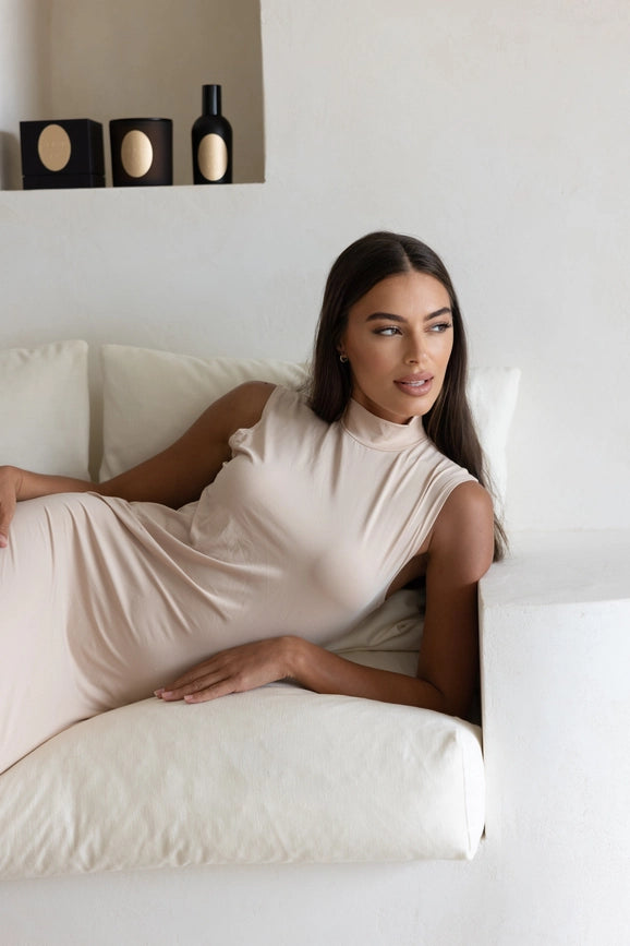 Luxe Sleeveless Slip Dress Clay-Dress-Mod Squad-6-Urbanheer