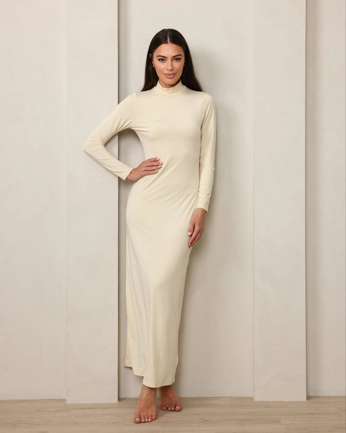 Luxe Slip Dress Buttercream-Dress-Mod Squad-6-Urbanheer