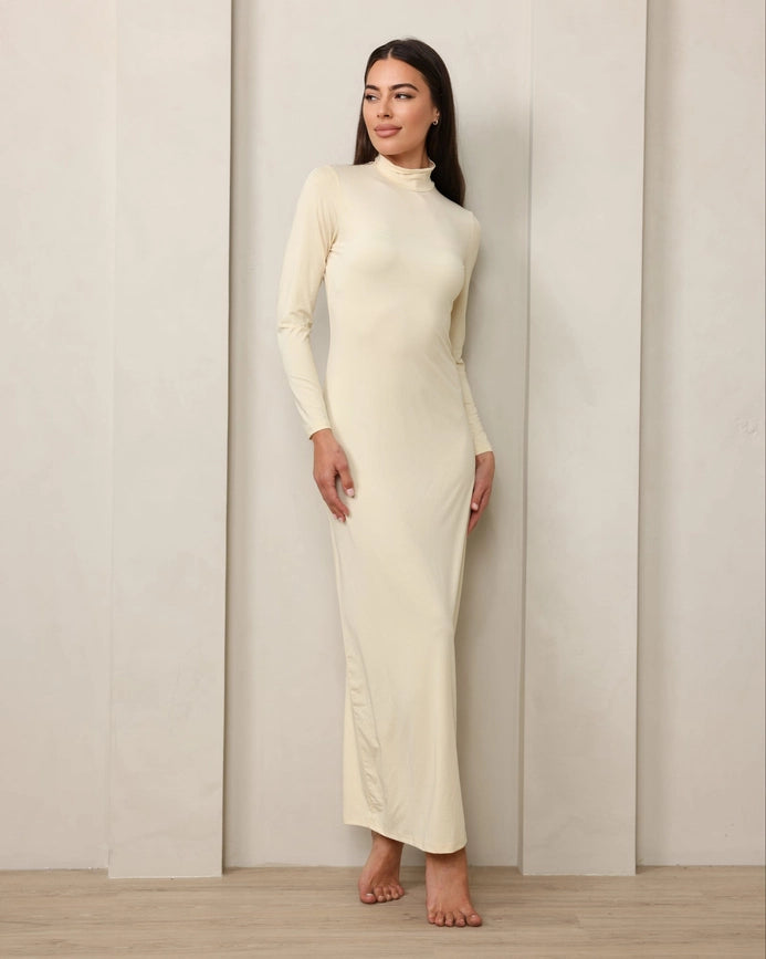 Luxe Slip Dress Buttercream-Dress-Mod Squad-6-Urbanheer