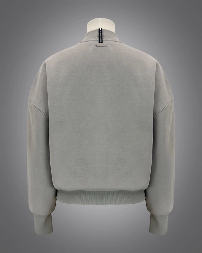 Luxe Super Soft Fleece Bomber-Jacket-Blanc Noir-XS-Mourning Dove-Urbanheer