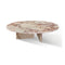 Luxury Pink Natural Marble Coffee Table