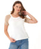 Lynsey Slub Jersey Colorblock Raglan Crew Tee