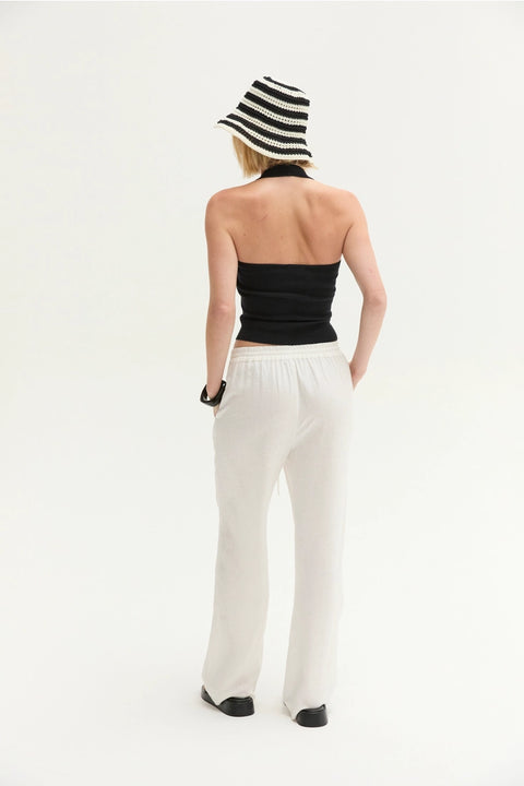 Lyra Linen Blend Easy Wear Pants