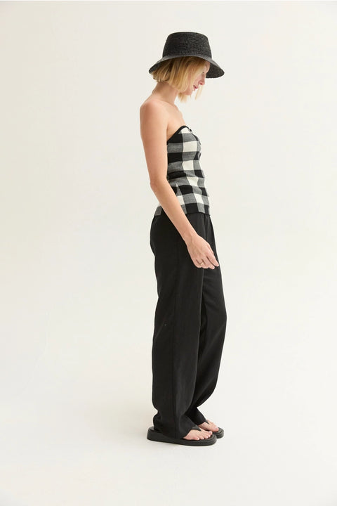 Lyra Linen Blend Easy Wear Pants