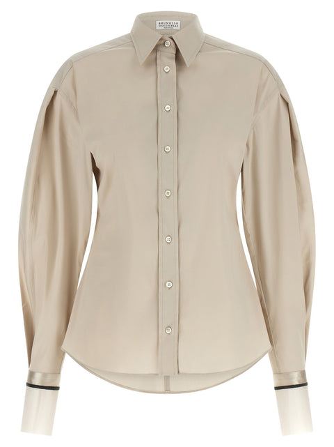 Brunello Cucinelli Shiny Cuffs Shirt