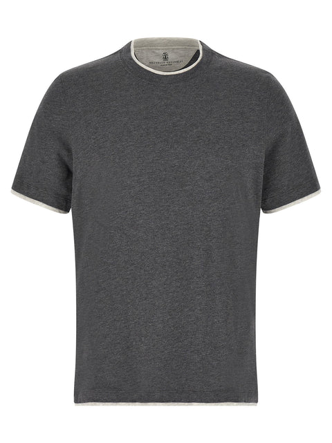 Brunello Cucinelli Double Layer T-shirt