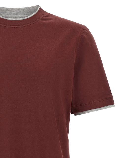 Brunello Cucinelli Faux-layering T-shirt