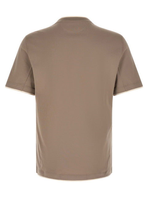 Brunello Cucinelli Double Layer T-shirt