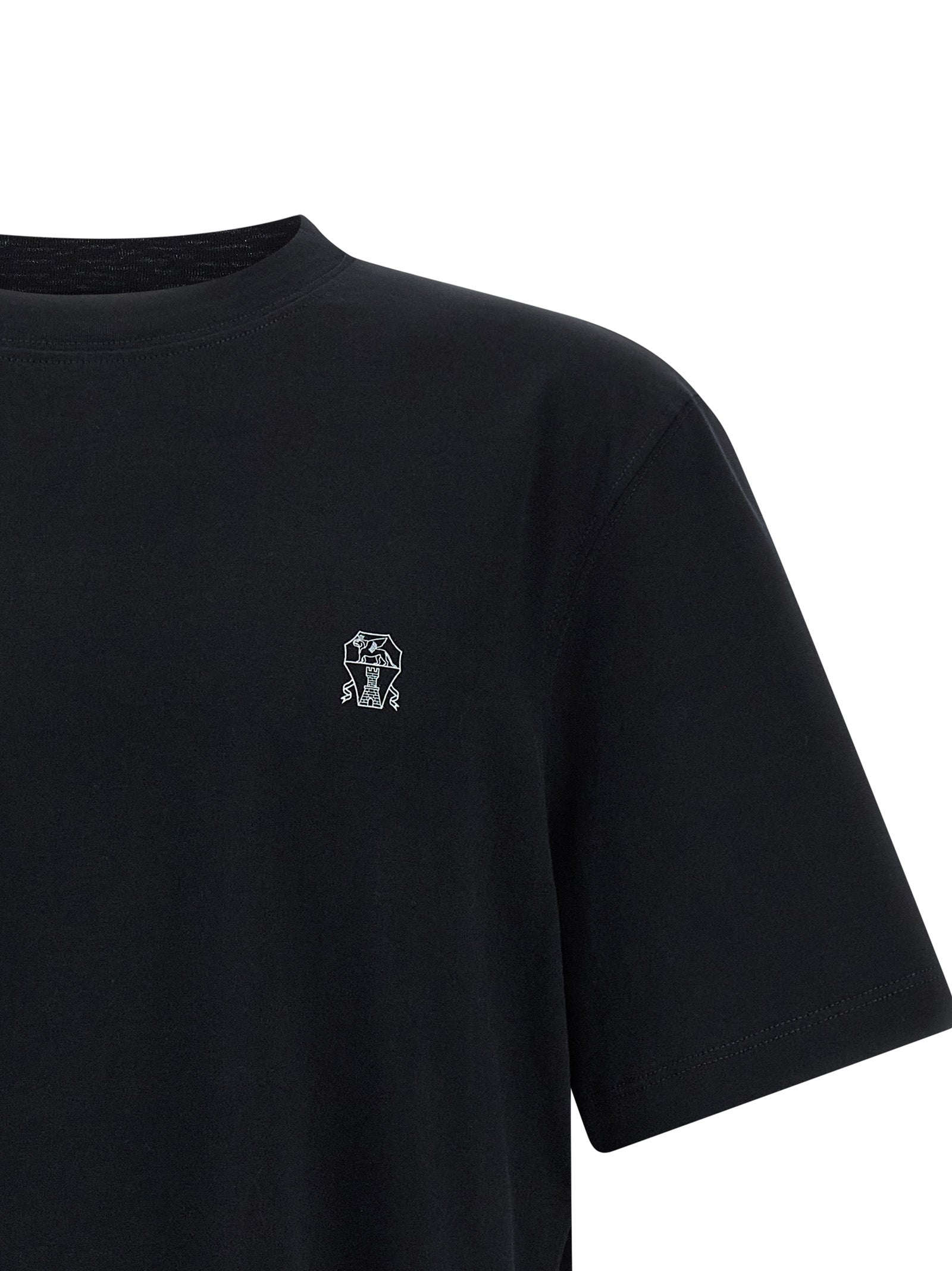 Brunello Cucinelli Logo Print T-shirt