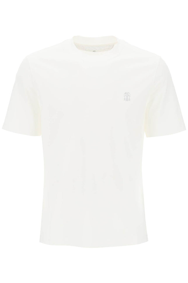 Brunello cucinelli t-shirt with logo print