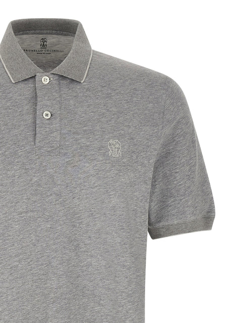 Brunello Cucinelli Stretch Jersey Polo Shirt