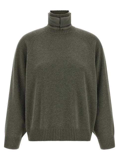 Brunello Cucinelli Monile Insert Sweater