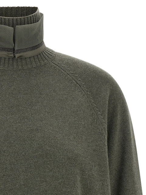 Brunello Cucinelli Monile Insert Sweater