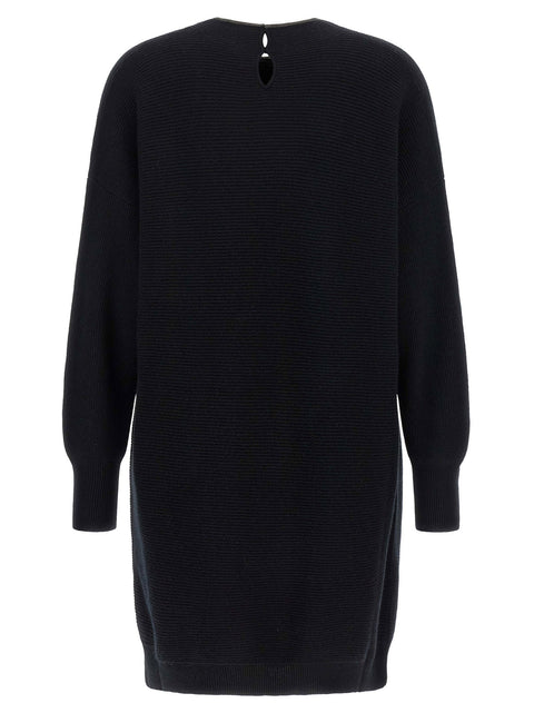 Brunello Cucinelli Precious Collar Dress