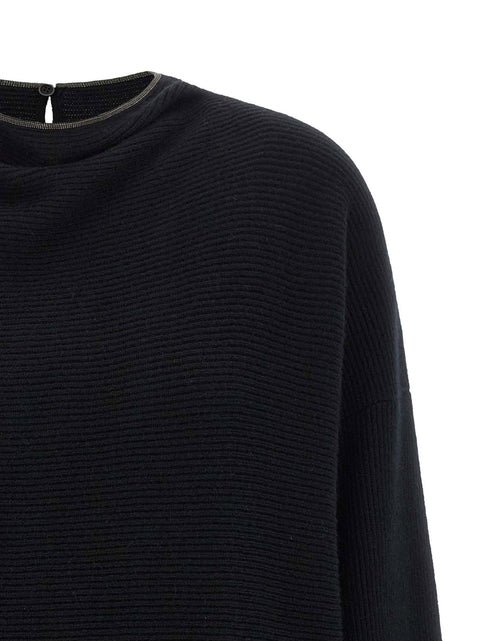 Brunello Cucinelli Precious Collar Dress