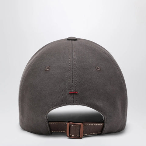 Brunello Cucinelli Brown cotton baseball cap