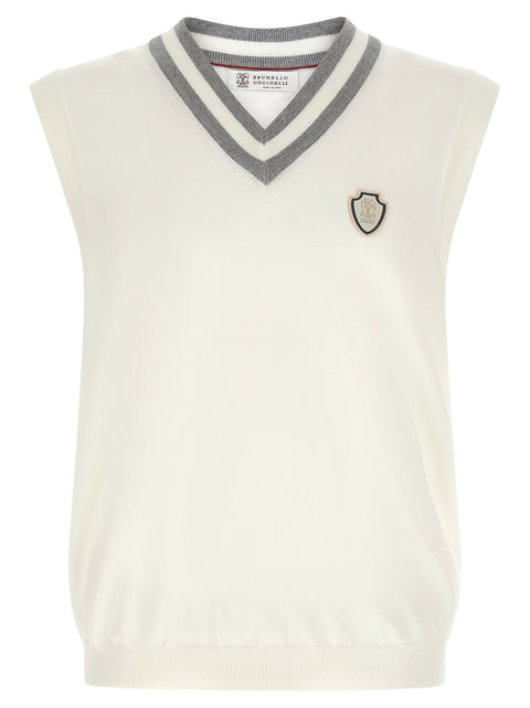Brunello Cucinelli Logo Patch Vest