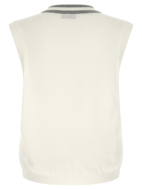 Brunello Cucinelli Logo Patch Vest