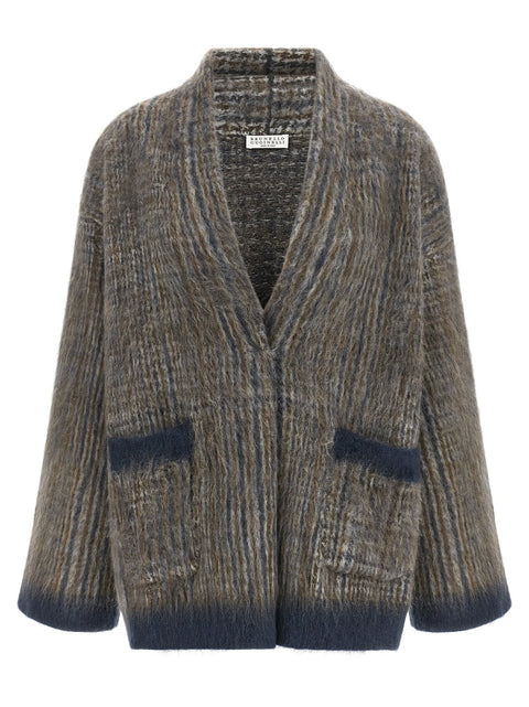 Brunello Cucinelli Cardigan With Scarf
