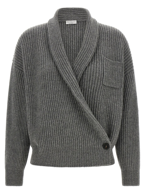 Brunello Cucinelli Wrap Cardigan