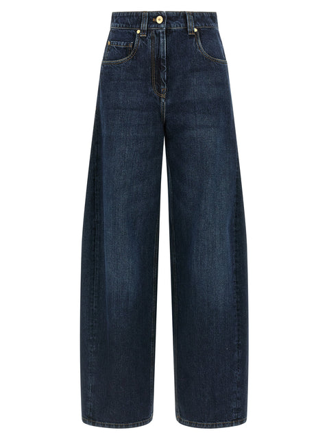 Brunello Cucinelli Wide Barrel Full Lenght Jeans