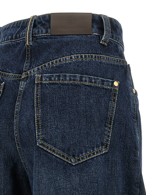 Brunello Cucinelli Wide Barrel Full Lenght Jeans