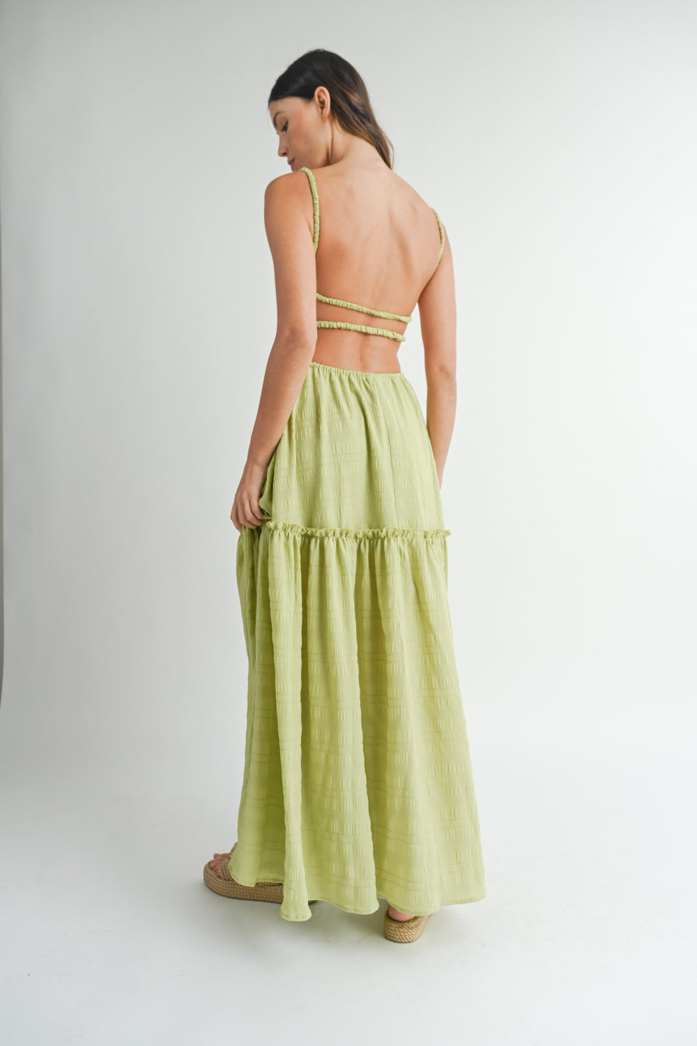 Mable Cutout Waist Backless Maxi Dress from UHX exclusive at Urbanheer Mable Cutout Waist Backless Maxi Dress from UHX exclusive at Urbanheer