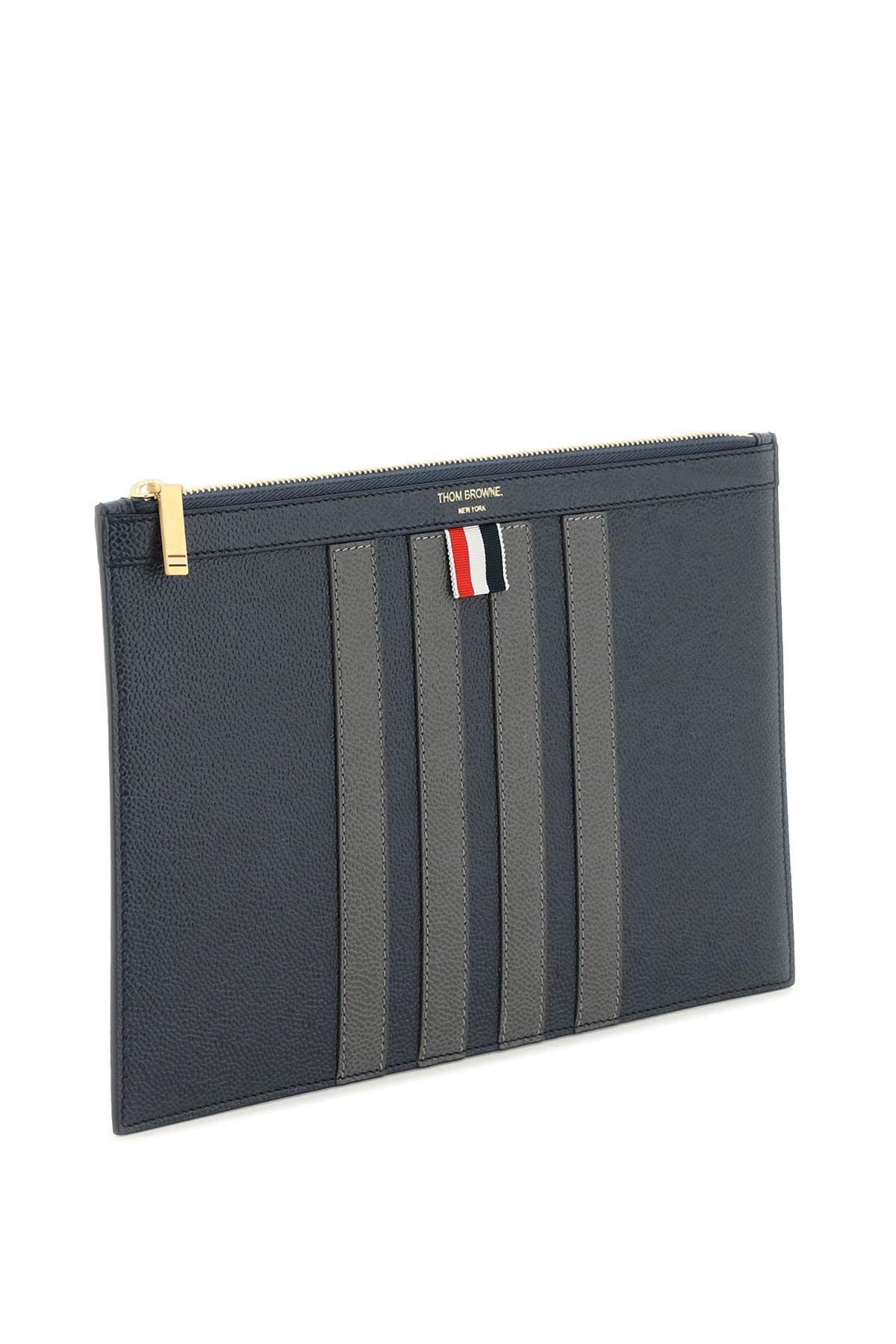 Thom Browne '4-Bar' Pouch-THOM BROWNE-Mixed colours-os-Urbanheer