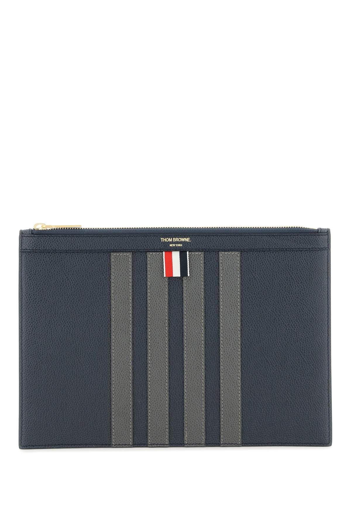 Thom Browne '4-Bar' Pouch-THOM BROWNE-Mixed colours-os-Urbanheer