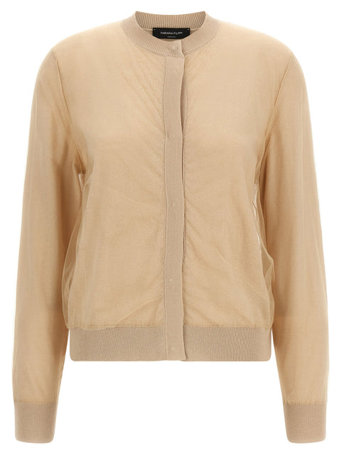 Fabiana Filippi Tulle Cardigan