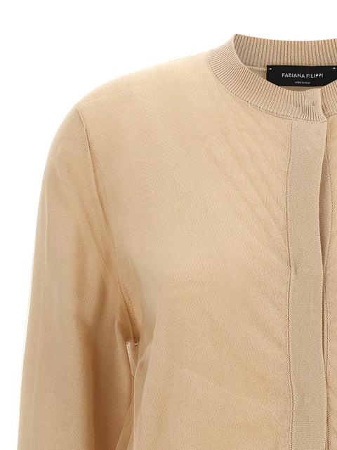 Fabiana Filippi Tulle Cardigan