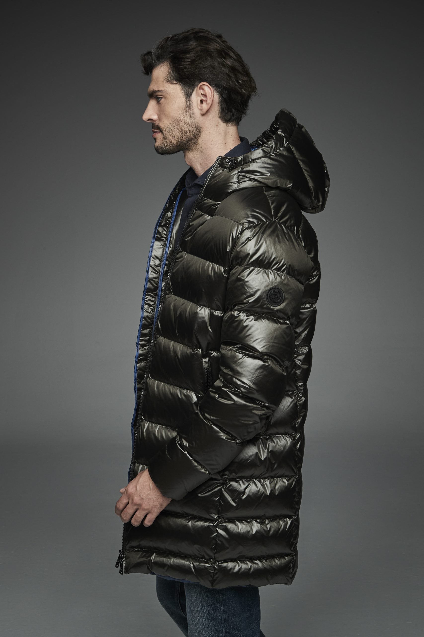 Henry Arroway Marlon Men Puffer Jacket KAKI-Puffer Jacket-Henry Arroway-Kaki-S-Urbanheer