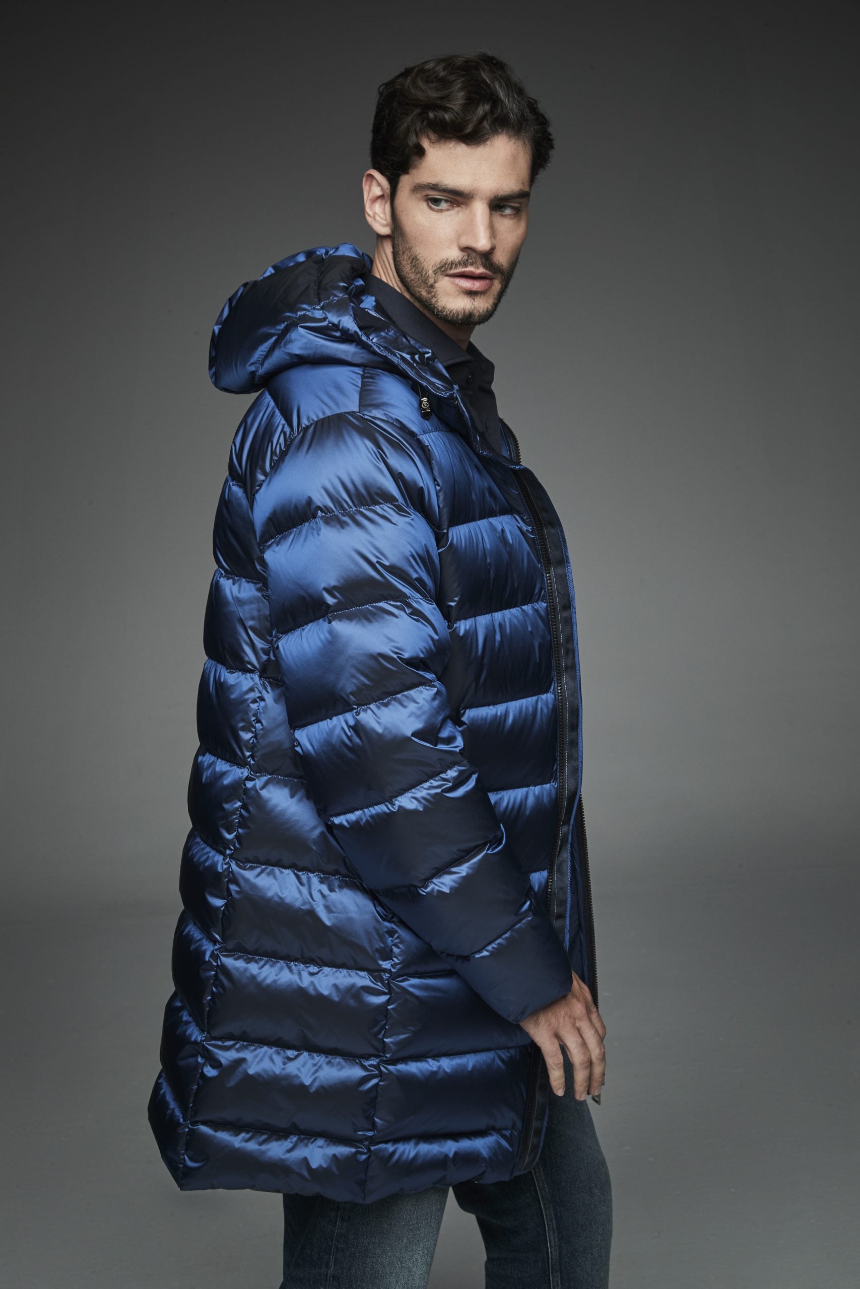 Henry Arroway Marlon Men Puffer Jacket NAVY-Puffer Jacket-Henry Arroway-NAVY-S-Urbanheer