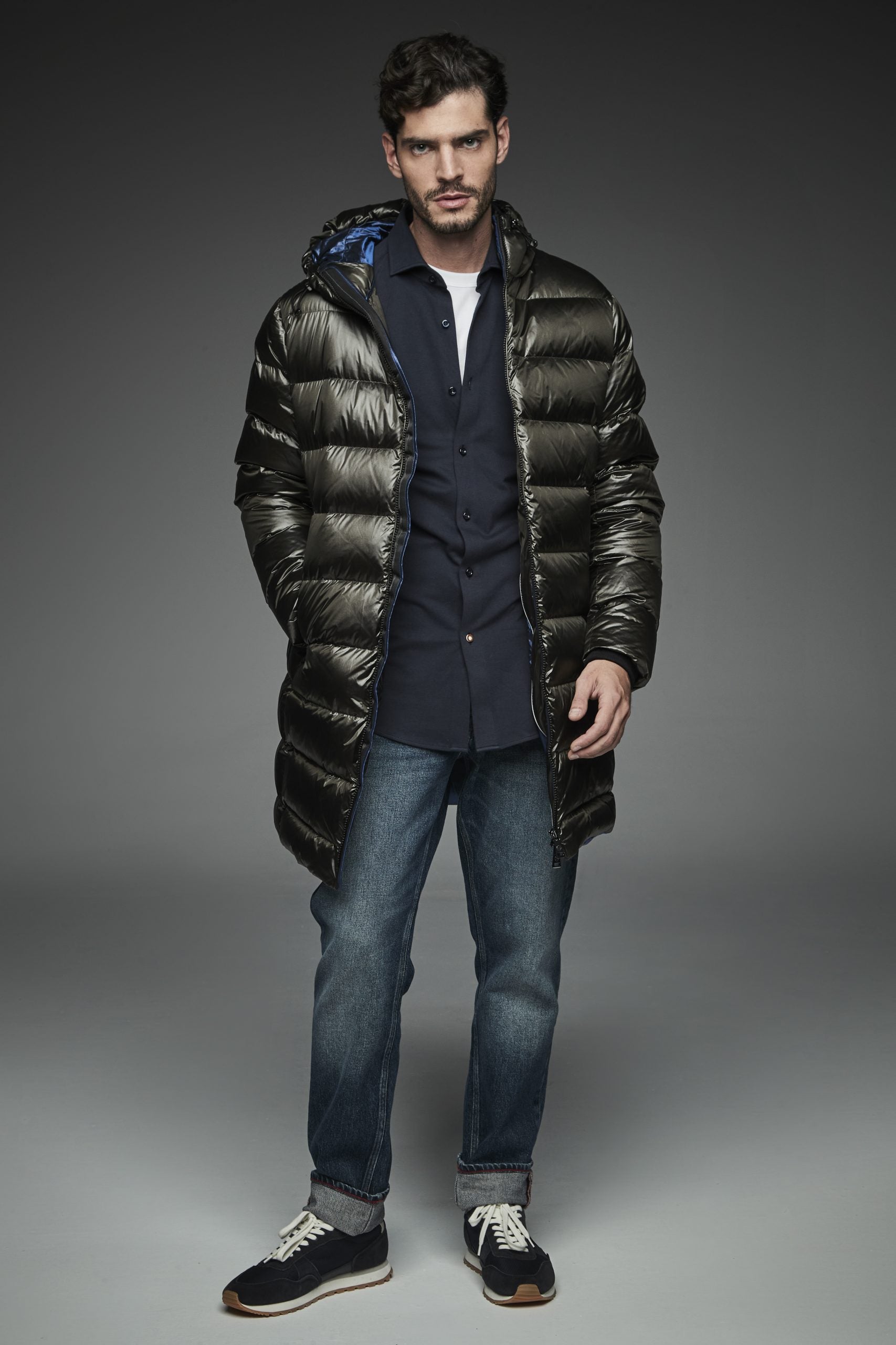 Henry Arroway Marlon Men Puffer Jacket KAKI-Puffer Jacket-Henry Arroway-Kaki-S-Urbanheer
