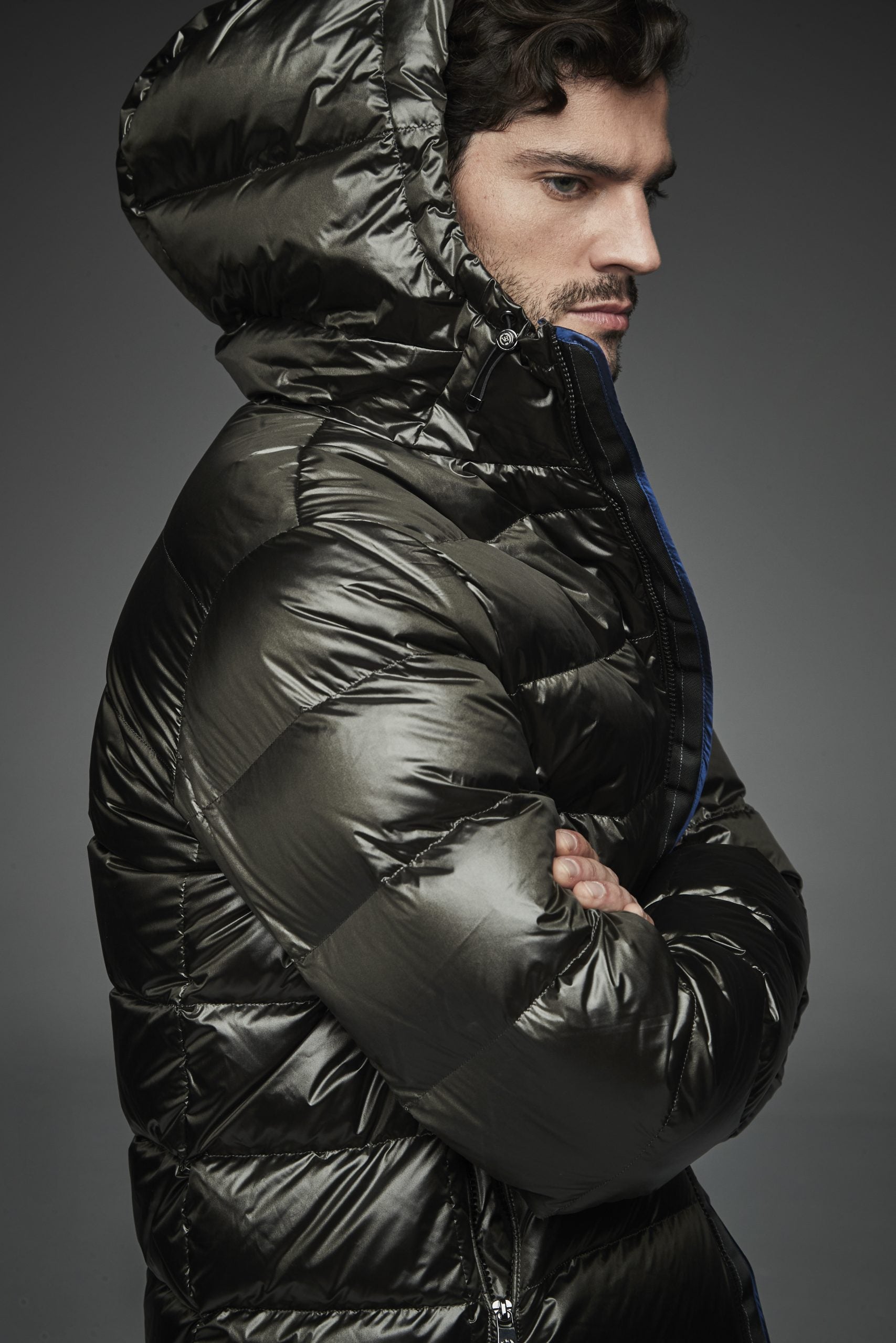 Henry Arroway Marlon Men Puffer Jacket KAKI-Puffer Jacket-Henry Arroway-Kaki-S-Urbanheer