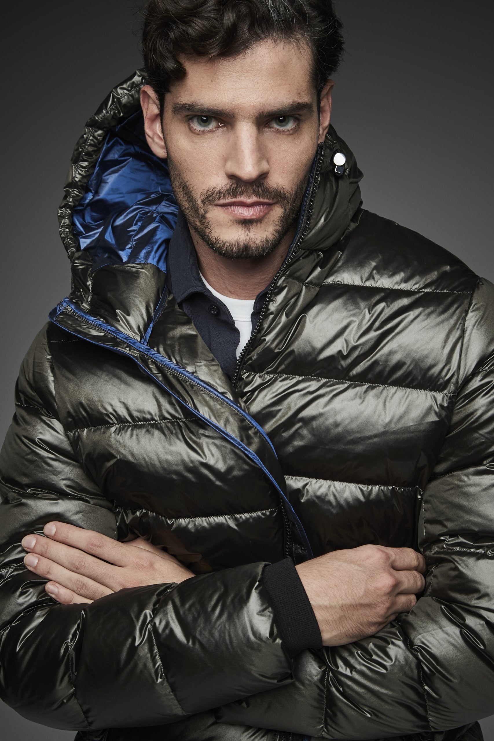 Henry Arroway Marlon Men Puffer Jacket KAKI-Puffer Jacket-Henry Arroway-Kaki-S-Urbanheer