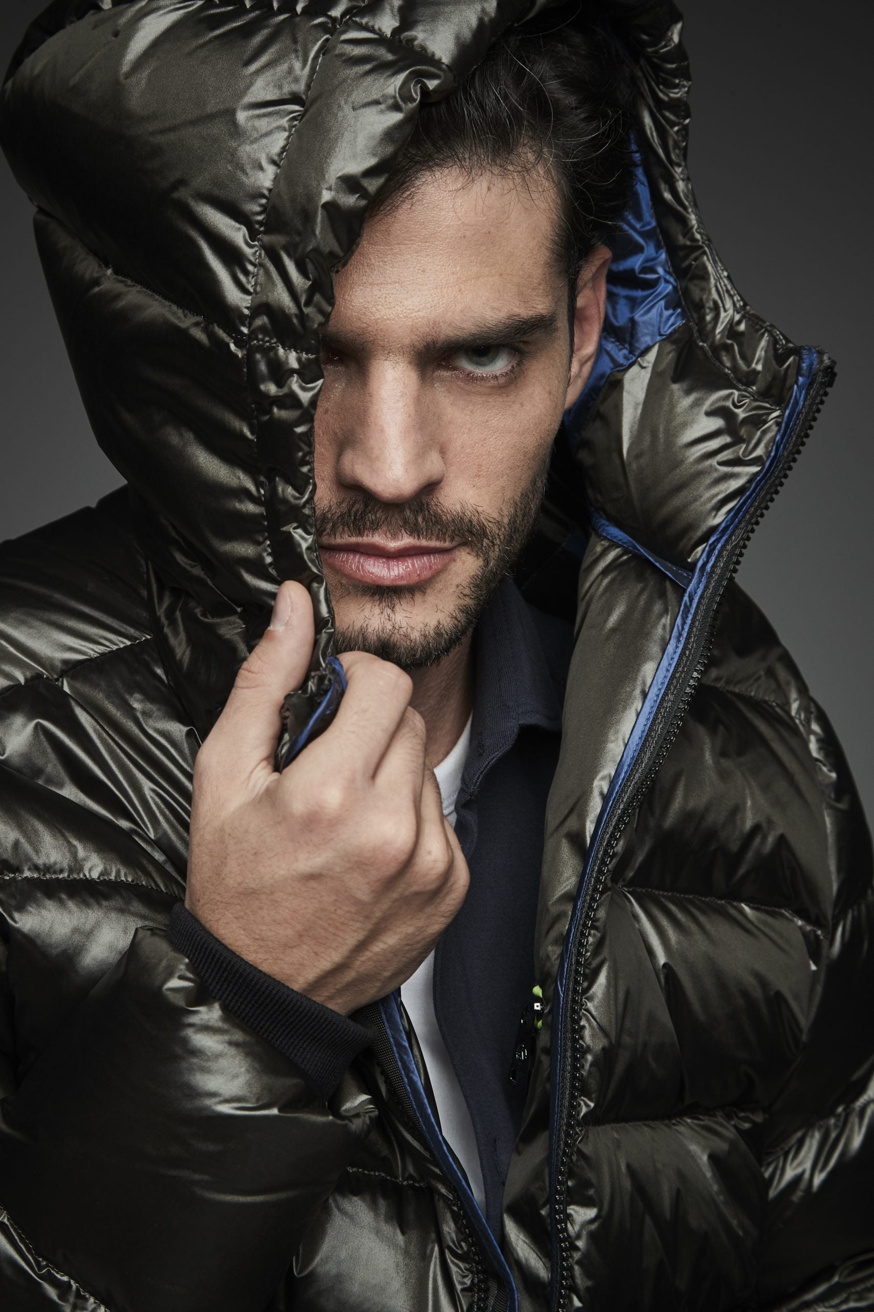 Henry Arroway Marlon Men Puffer Jacket KAKI-Puffer Jacket-Henry Arroway-Kaki-S-Urbanheer