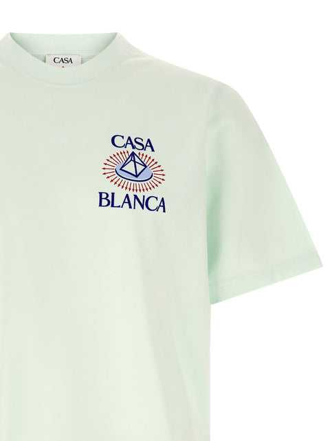 Casablanca Flocked Celestial Pyramid Print T-shirt