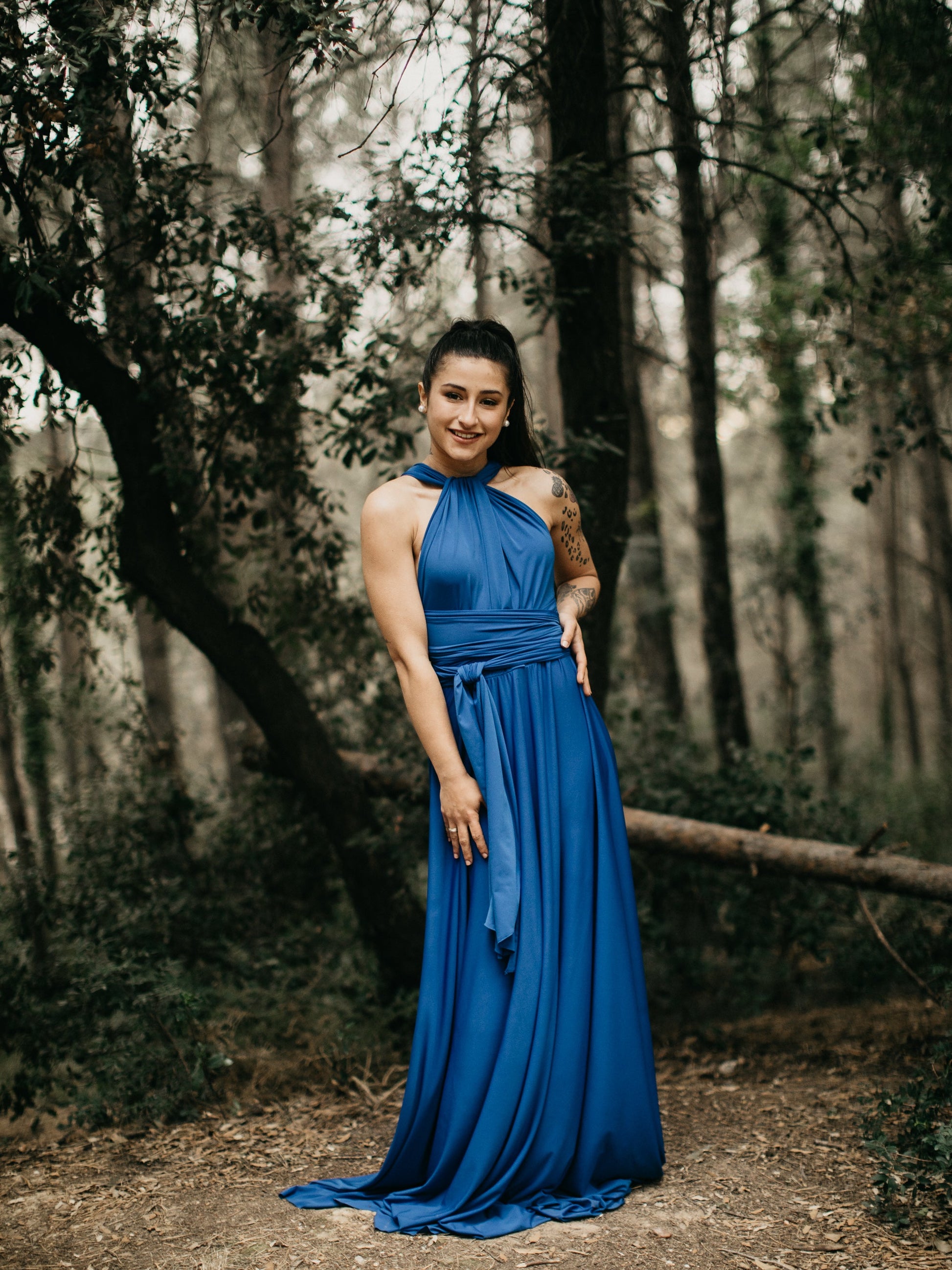 MAXI DRESS-MULTIDRESS-Ceylan Bcn-COBALT-ONLY-Urbanheer