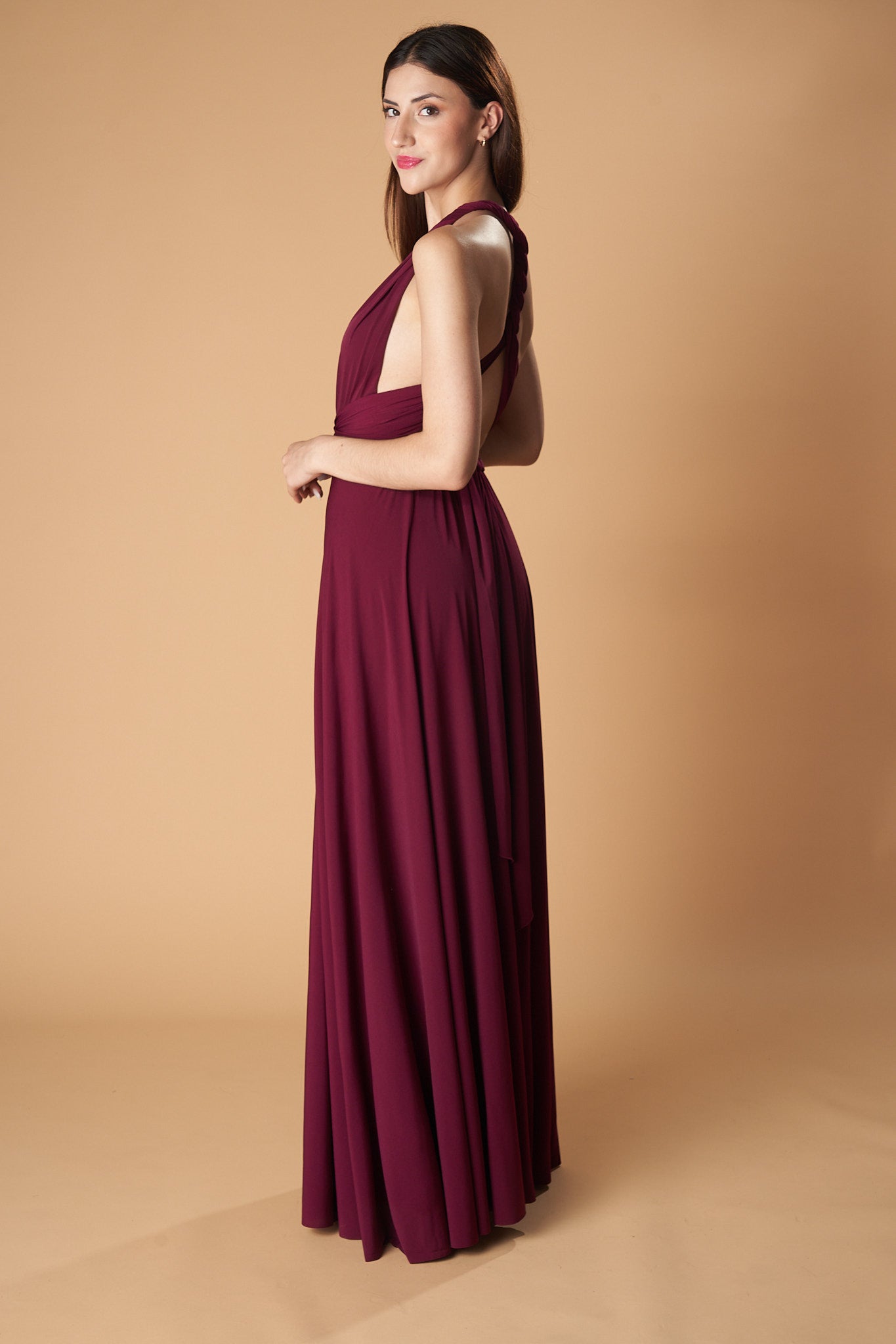 MAXI DRESS-MULTIDRESS-Ceylan Bcn-AUBERGINE-ONLY-Urbanheer