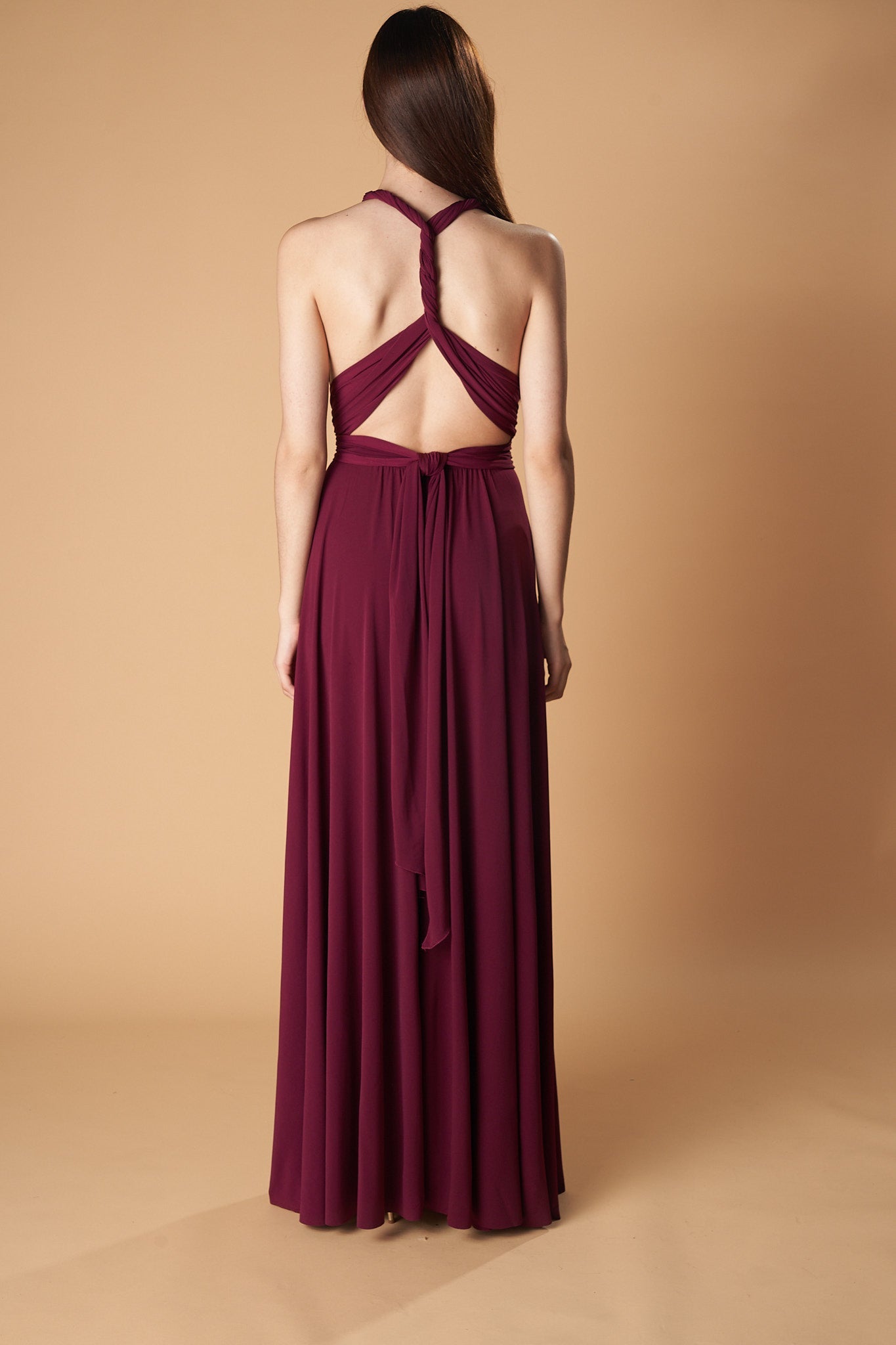 MAXI DRESS-MULTIDRESS-Ceylan Bcn-AUBERGINE-ONLY-Urbanheer