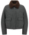Brunello Cucinelli Shearling Collar Cropped Jacket