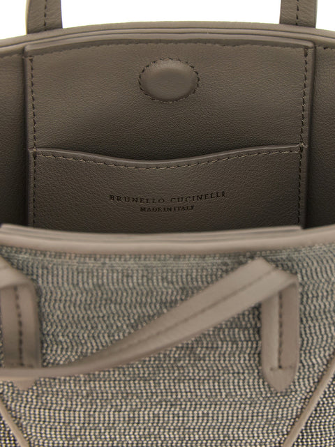 Brunello Cucinelli Bc Duo Mini Precious Handbag