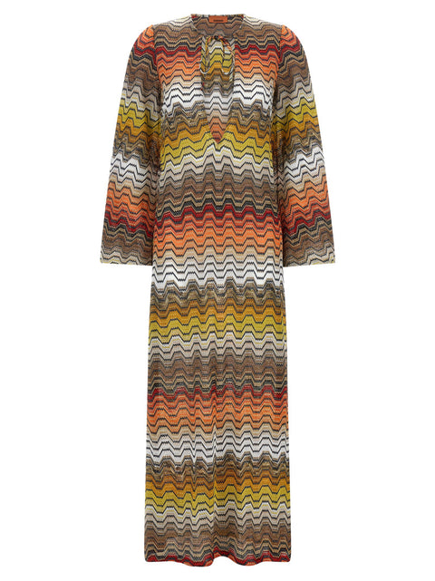Missoni Greek Motif Cover-up Dress
