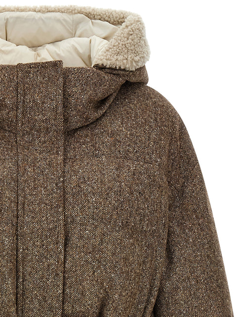 Brunello Cucinelli Shiny Zipper Pull Down Jacket