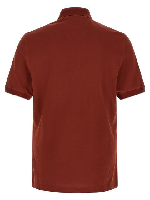 Brunello Cucinelli Logo Embroidery Polo Shirt